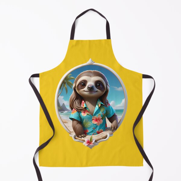Item preview, Cute Sloth On The Beach designed and sold by TheArtOfPat.
