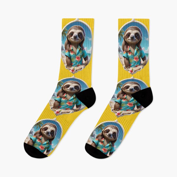 Item preview, Cute Sloth On The Beach designed and sold by TheArtOfPat.
