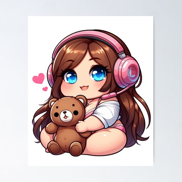 Artikel-Vorschau von Chibi Chubby - Girl - Knuddeln - Liebe - Fat , designt und verkauft von SpeckbarbiiArts.