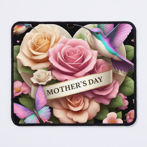 Item preview, Happy Mother's Day 2024: Heart of Roses in 3D designed and sold by sofia1971.