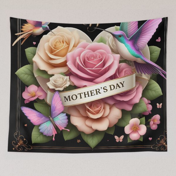 Item preview,  Happy Mother's Day 2024: Heart of Roses in 3D designed and sold by sofia1971.