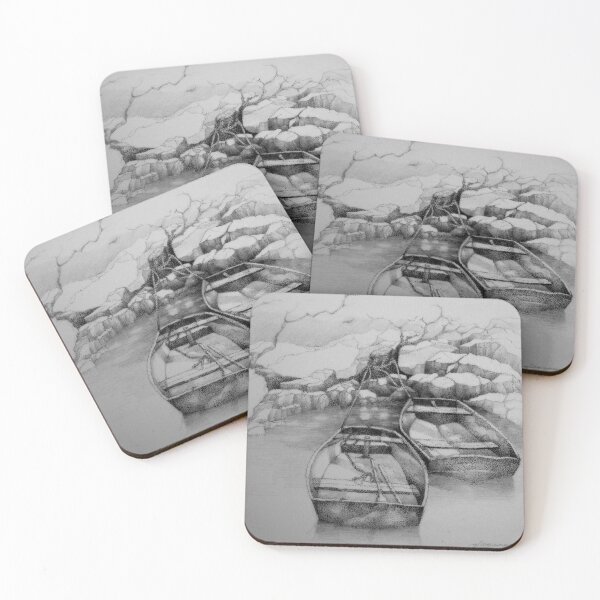 Item preview, dos embarcaciones pequeñas fer BW designed and sold by Gerardo Segismundo.