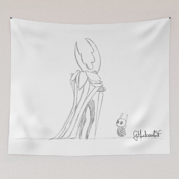 Item preview, Hollow Knight and Pure Vessel (Fan Art) designed and sold by GMICHAELSF.