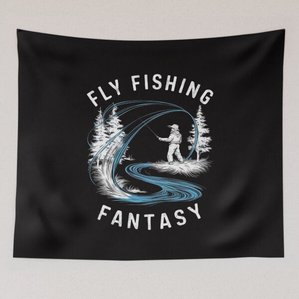 Item preview, Fly Fishing Fantasy designed and sold by HOMEDESIGNPRINT.