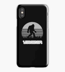Bigfoot Virginia State shirt Monochrome Sasquatch Yeti Tee iPhone Case/Skin