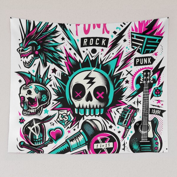Item preview, Punk Rock Rebellion: A Vector Tribute designed and sold by diegomenjivar92.