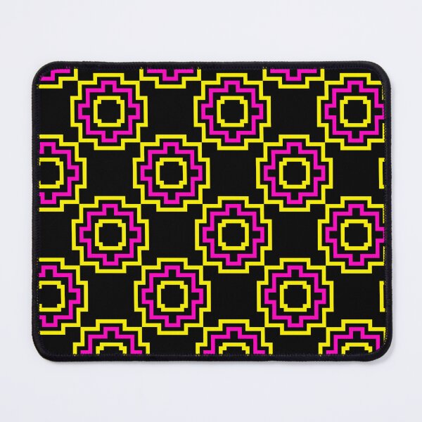 Item preview, Electric Maze - Bold Geometric Pixel Fusion designed and sold by EWNDesigns.