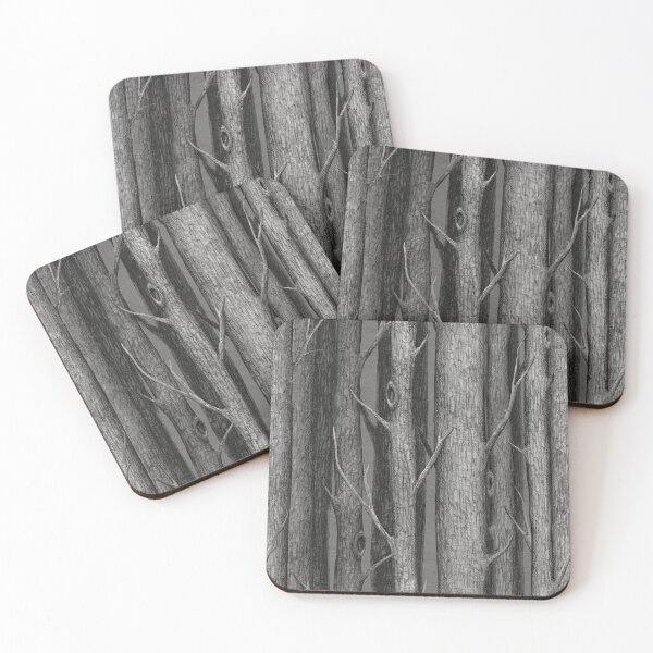 Item preview, Woodland Forest - Gray Tree Trunks & Branches designed and sold by somecallmebeth.