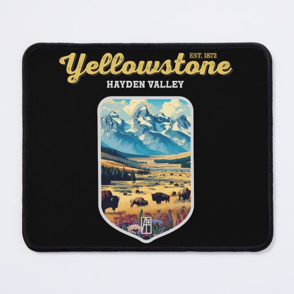 Item preview, USA - NATIONAL PARK - YELLOWSTONE Hayden Valley - 1 designed and sold by ArtProjectShop.