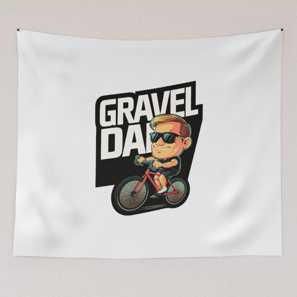 Item preview, Gravel DAD - cool dad on gravel bike father's day designed and sold by mergmart.