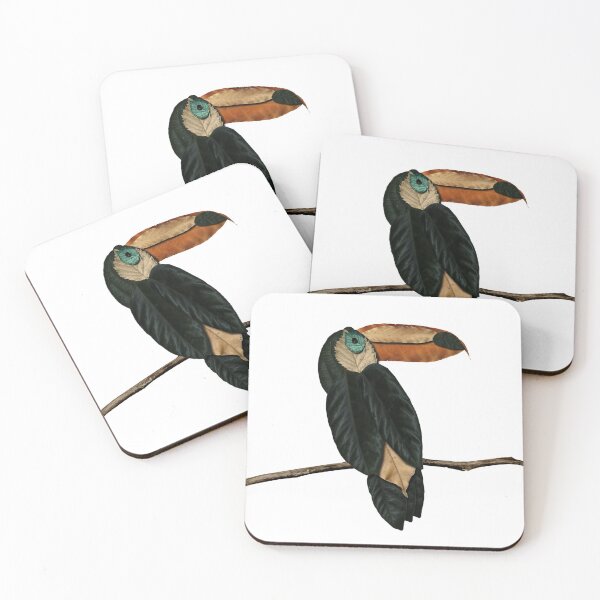 Item preview, toucan made from different leaves designed and sold by Doug0276.