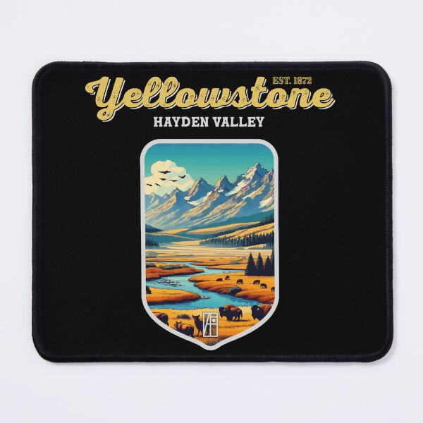 Item preview, USA - NATIONAL PARK - YELLOWSTONE Hayden Valley - 3 designed and sold by ArtProjectShop.