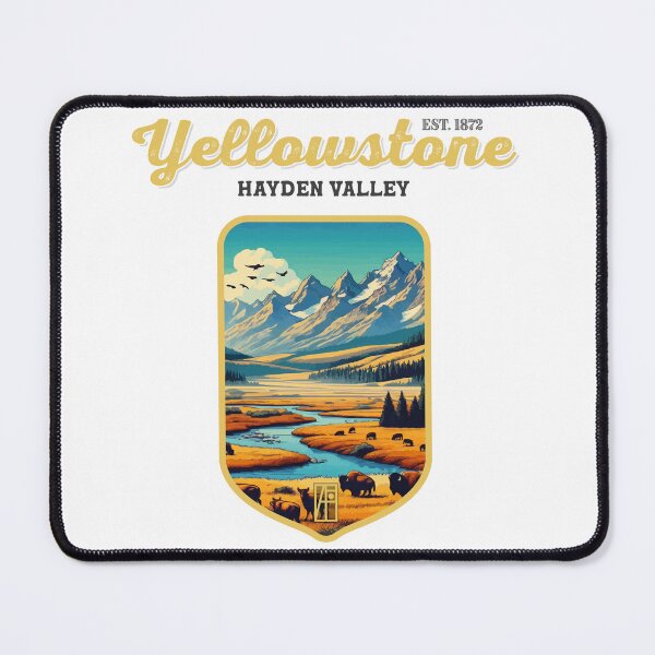 Item preview, USA - NATIONAL PARK - YELLOWSTONE Hayden Valley - 4 designed and sold by ArtProjectShop.