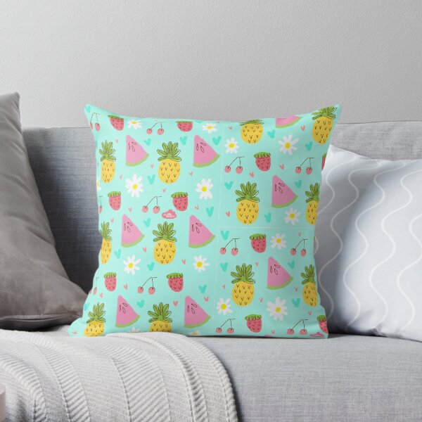 Lau Ilustra- Summer Throw Pillow