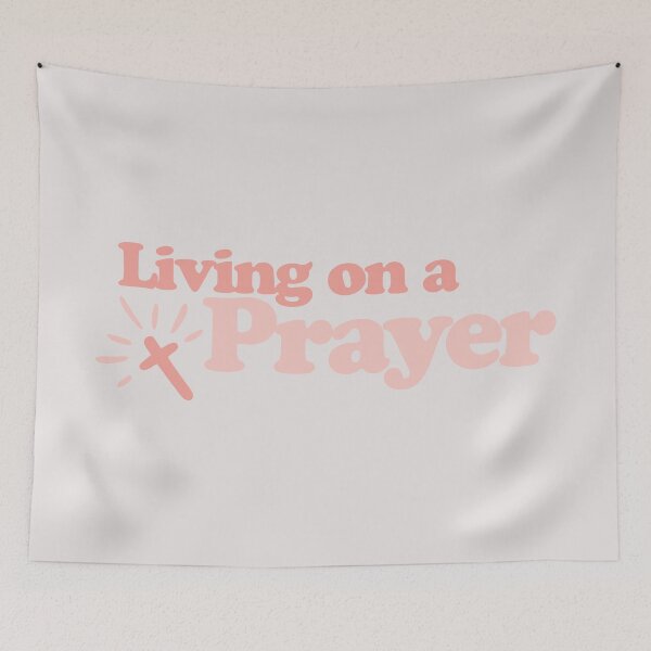 Item preview, Living on a Prayer designed and sold by SociallyRemoved.