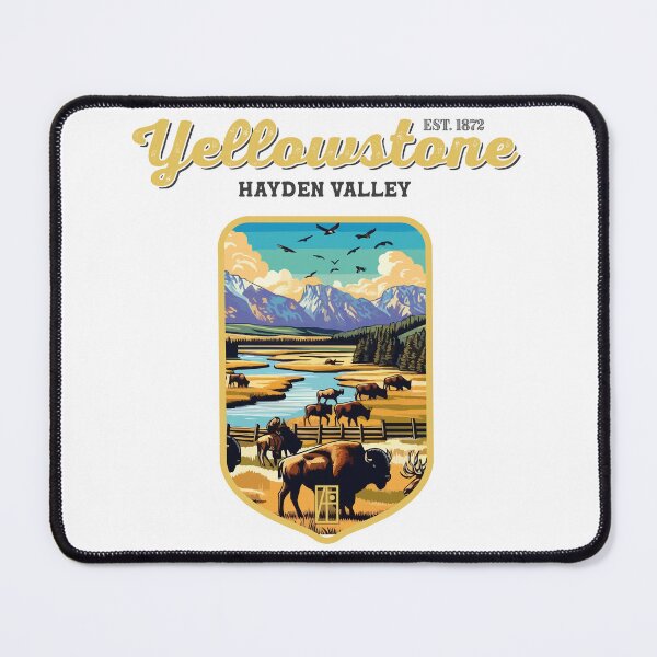 Item preview, USA - NATIONAL PARK - YELLOWSTONE Hayden Valley - 6 designed and sold by ArtProjectShop.