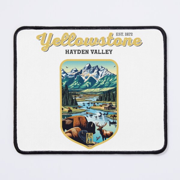 Item preview, USA - NATIONAL PARK - YELLOWSTONE Hayden Valley - 8 designed and sold by ArtProjectShop.