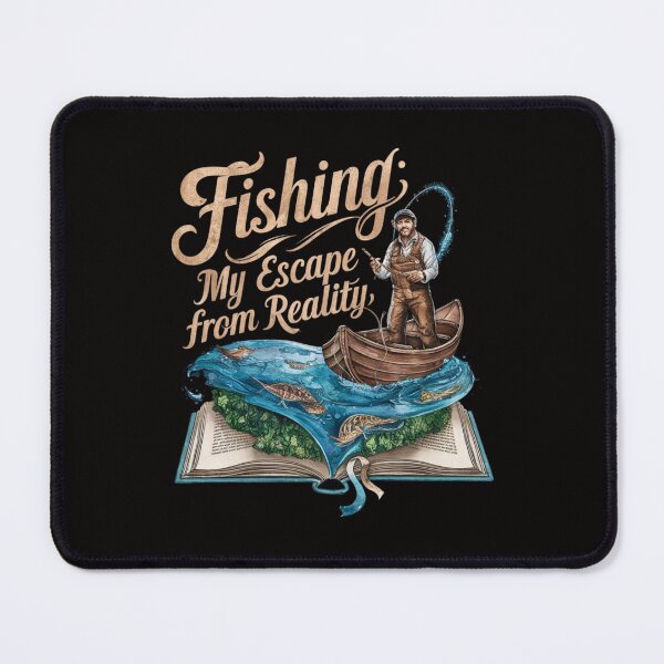Item preview, Fishing: My Escape from Reality designed and sold by HOMEDESIGNPRINT.