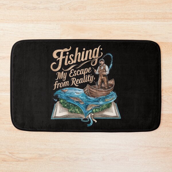 Item preview, Fishing: My Escape from Reality designed and sold by HOMEDESIGNPRINT.