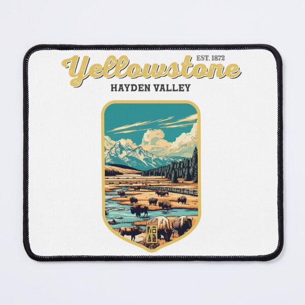 Item preview, USA - NATIONAL PARK - YELLOWSTONE Hayden Valley - 10 designed and sold by ArtProjectShop.
