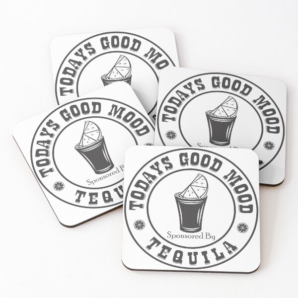 Item preview, Todays Good Mood Sponsored By Tequila designed and sold by TheStickerForge.