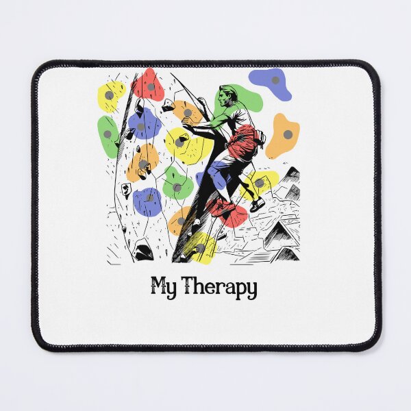 Item preview, Boulder climbing my therapy designed and sold by Yeyishop.