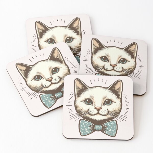 Item preview, Hipster Cat: Blue-Eyed Coolness designed and sold by FarBeyound.