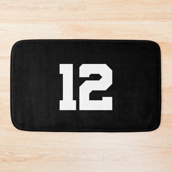 Item preview, 12, twelve, white, University designed and sold by Numbers-Art.