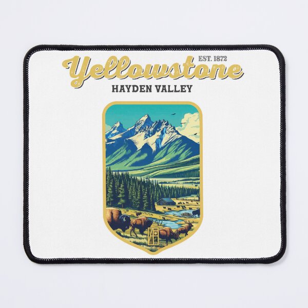 Item preview, USA - NATIONAL PARK - YELLOWSTONE Hayden Valley - 12 designed and sold by ArtProjectShop.