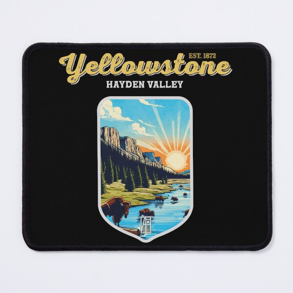 Item preview, USA - NATIONAL PARK - YELLOWSTONE Hayden Valley - 13 designed and sold by ArtProjectShop.
