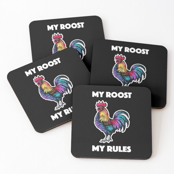Item preview, Rooster - My Roost, My Rules (with White Lettering) designed and sold by VelvetRoom.