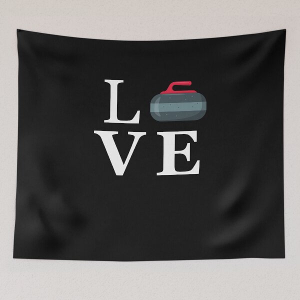 Item preview, I Love Curling Funny Curling Sport Gift Curling Love designed and sold by lou731.