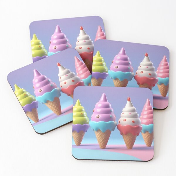 Item preview, ADORABLE DELICIOUS ICE CREAM CONES designed and sold by Arts4U.
