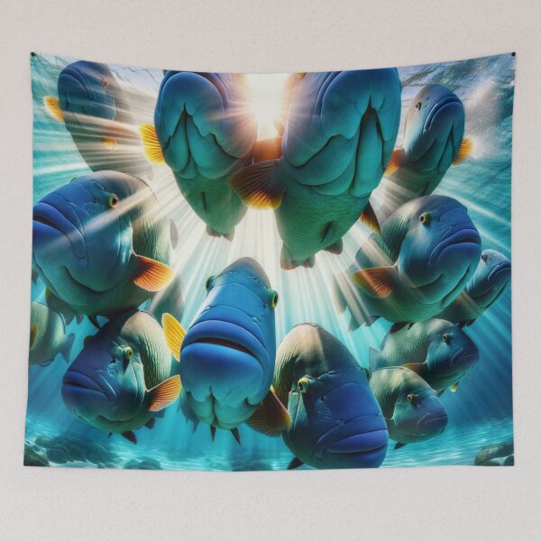 Item preview, Group of Napoleon fishes designed and sold by Eric Nagel.