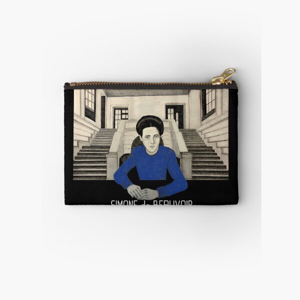 Item preview, Portrait of Simone de Beauvoir designed and sold by ArtAndBliss.