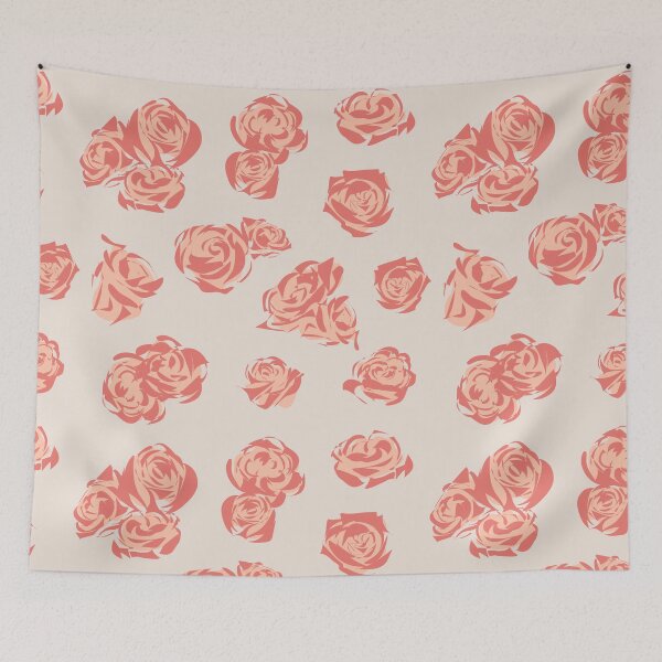 Item preview, Les Fleurs de Paris - Retro Roses Pattern designed and sold by Lyman Creative Co..