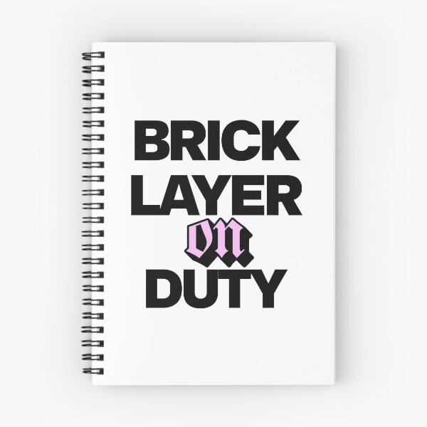 Item preview, Bricklayer On Duty  designed and sold by DomTeesHaven.