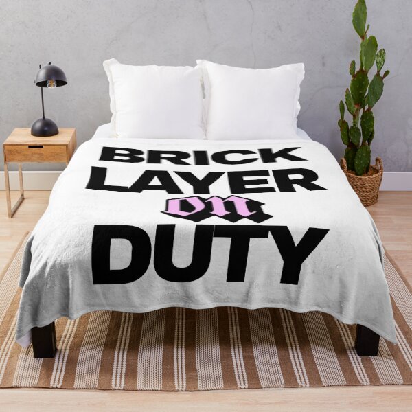 Item preview, Bricklayer On Duty  designed and sold by DomTeesHaven.