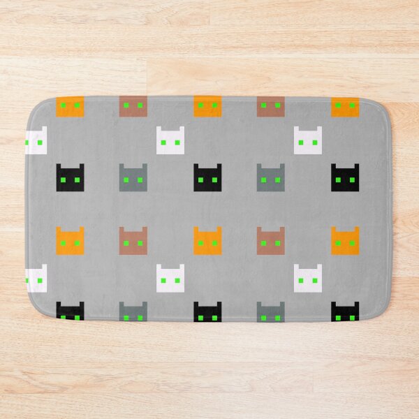 Item preview, 8-Bit Cat Faces: A Quintet of Pixelated Icons designed and sold by EWNDesigns.