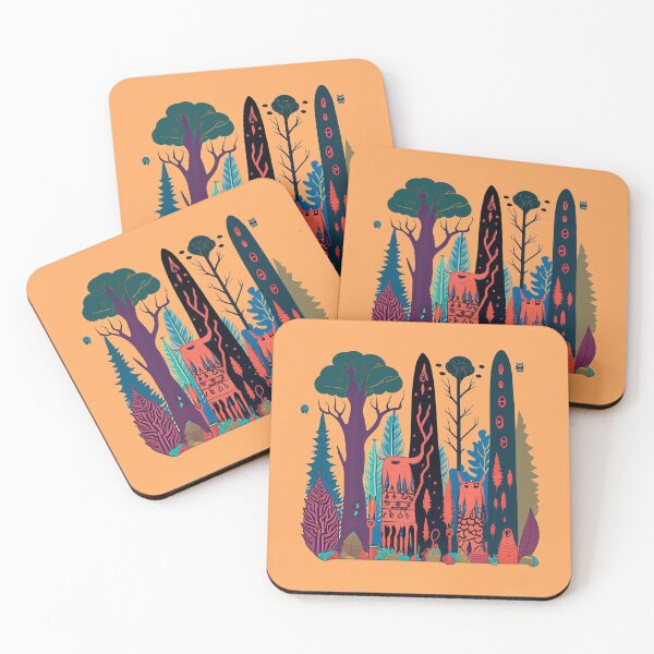 Item preview, strange forest creatures in boho style - dePace' designed and sold by mrpropcake.