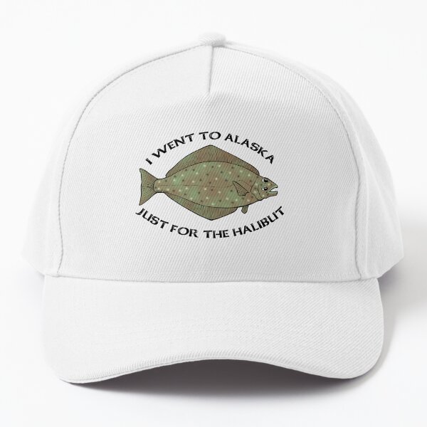 I Love to Go Fishing Just for The Halibut Hats for Men Baseball