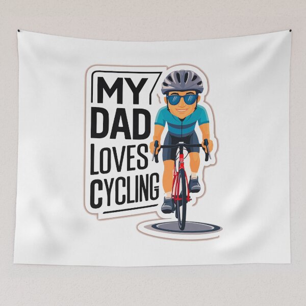 Item preview, My Dad Loves Cycling - Father's Day designed and sold by mergmart.