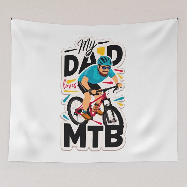Item preview, My Dad Loves MTB - Father's Day designed and sold by mergmart.