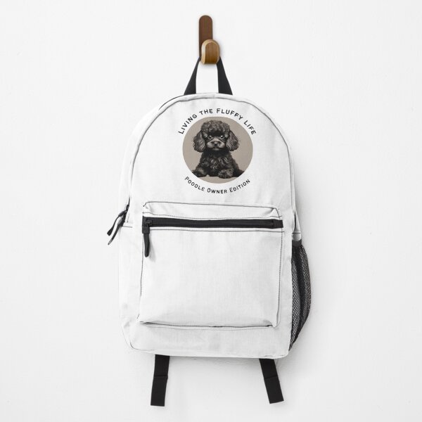 Item preview, Living the fuffy life black toy poodle mom lover vintage designed and sold by SoulfulT.