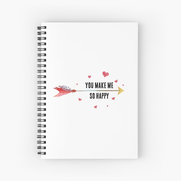 Cahier A Spirale Citation Inspiree De L Amour La Facon Dont Vous Vous Trouvez Citations Mignon Girly Boho Par In3pired Redbubble