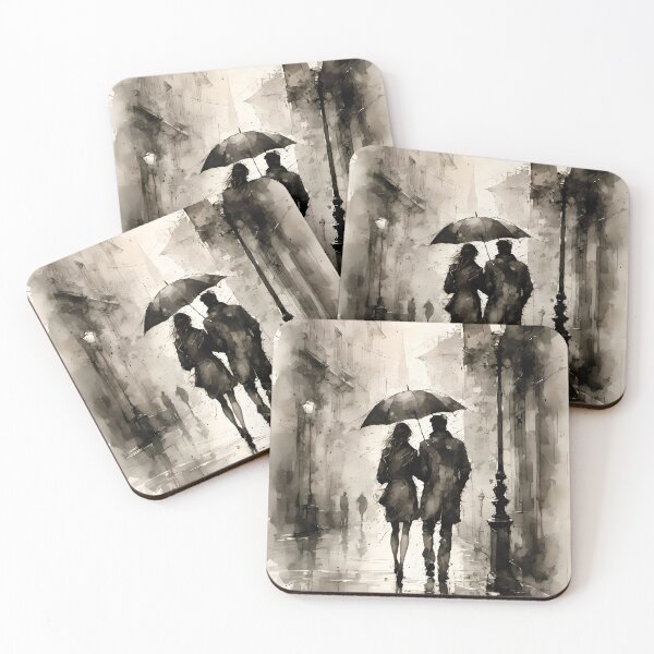 Item preview, couple in the rain designed and sold by ranker666.