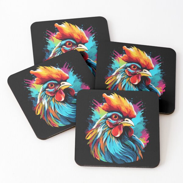 Item preview, Colorful Rooster designed and sold by VelvetRoom.