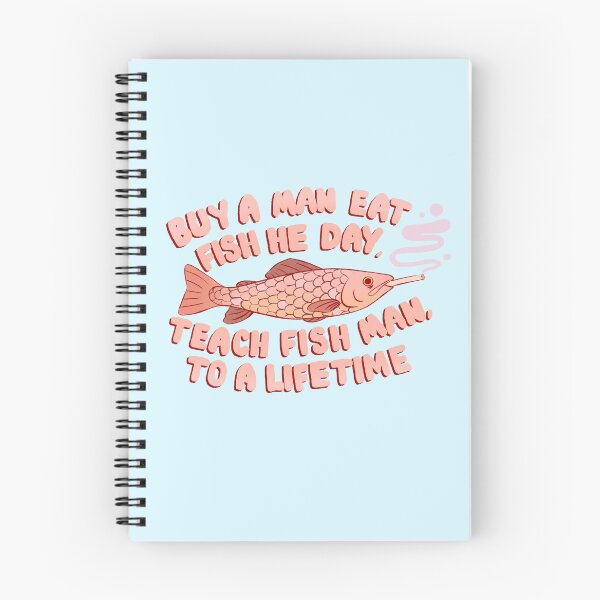 Item preview, Buy a man eat fish he day  designed and sold by Spicyshibabutt.