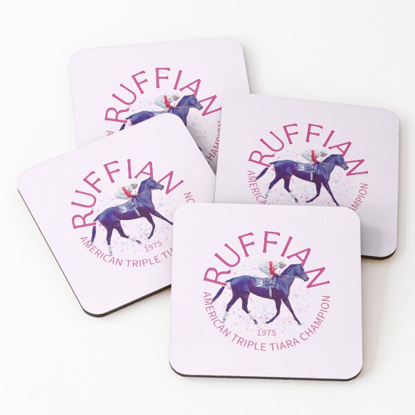 Item preview, Famous Racehorse Ruffian 1975 American Triple Tiara Champion design designed and sold by Ginny Luttrell.