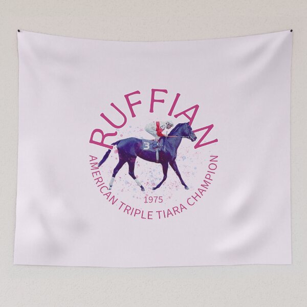 Item preview, Famous Racehorse Ruffian 1975 American Triple Tiara Champion design designed and sold by Ginny Luttrell.
